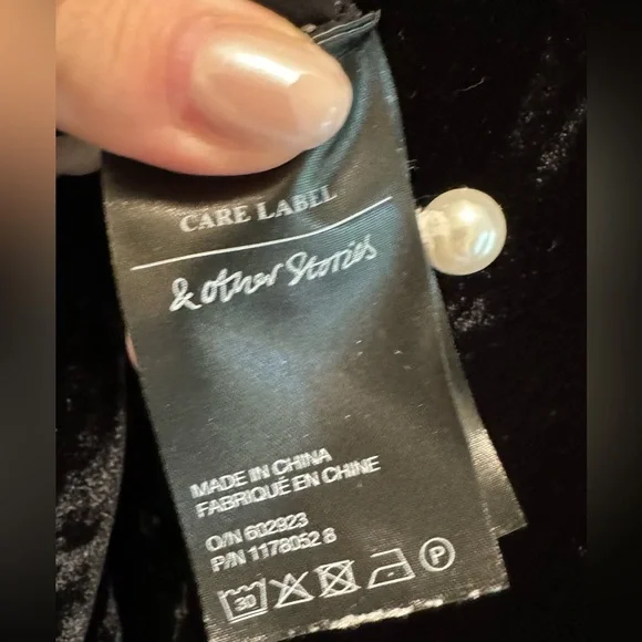 & Other Stories Frilled Two-Tone Mini Dress - Picture 6 of 9